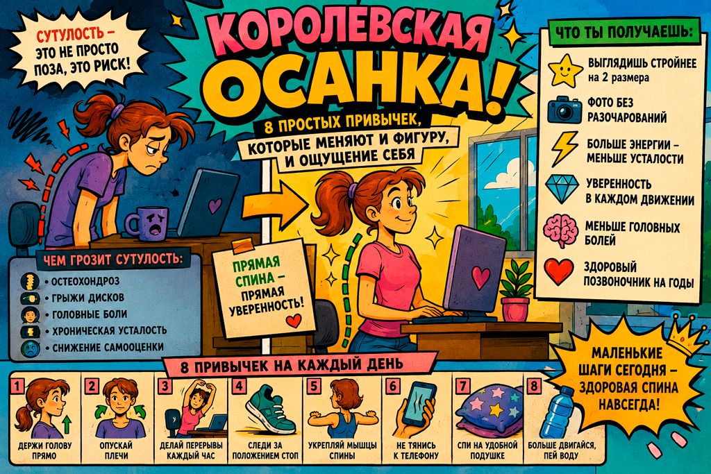 Королевская осанка