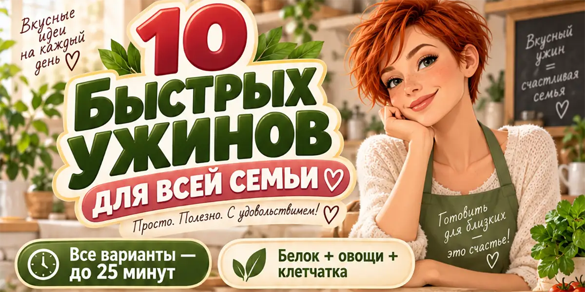 Что приготовить на ужин быстро и полезно