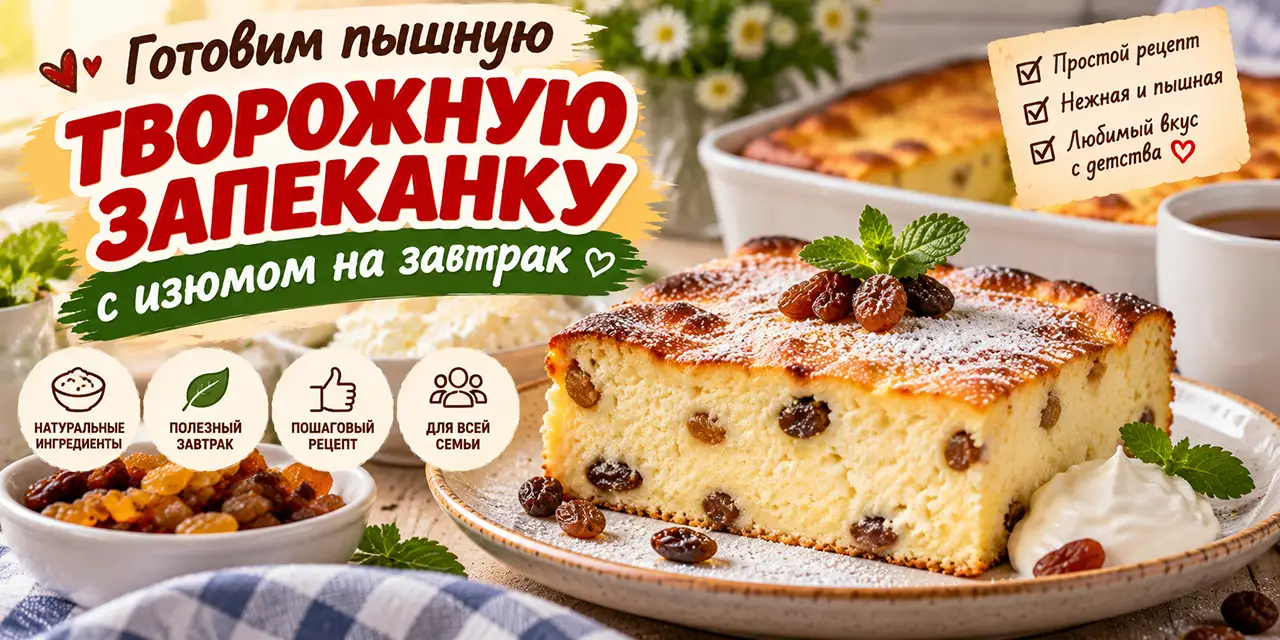 Подают запеканку обычно на завтрак или как десерт к чаю, часто со сметаной, мёдом или вареньем