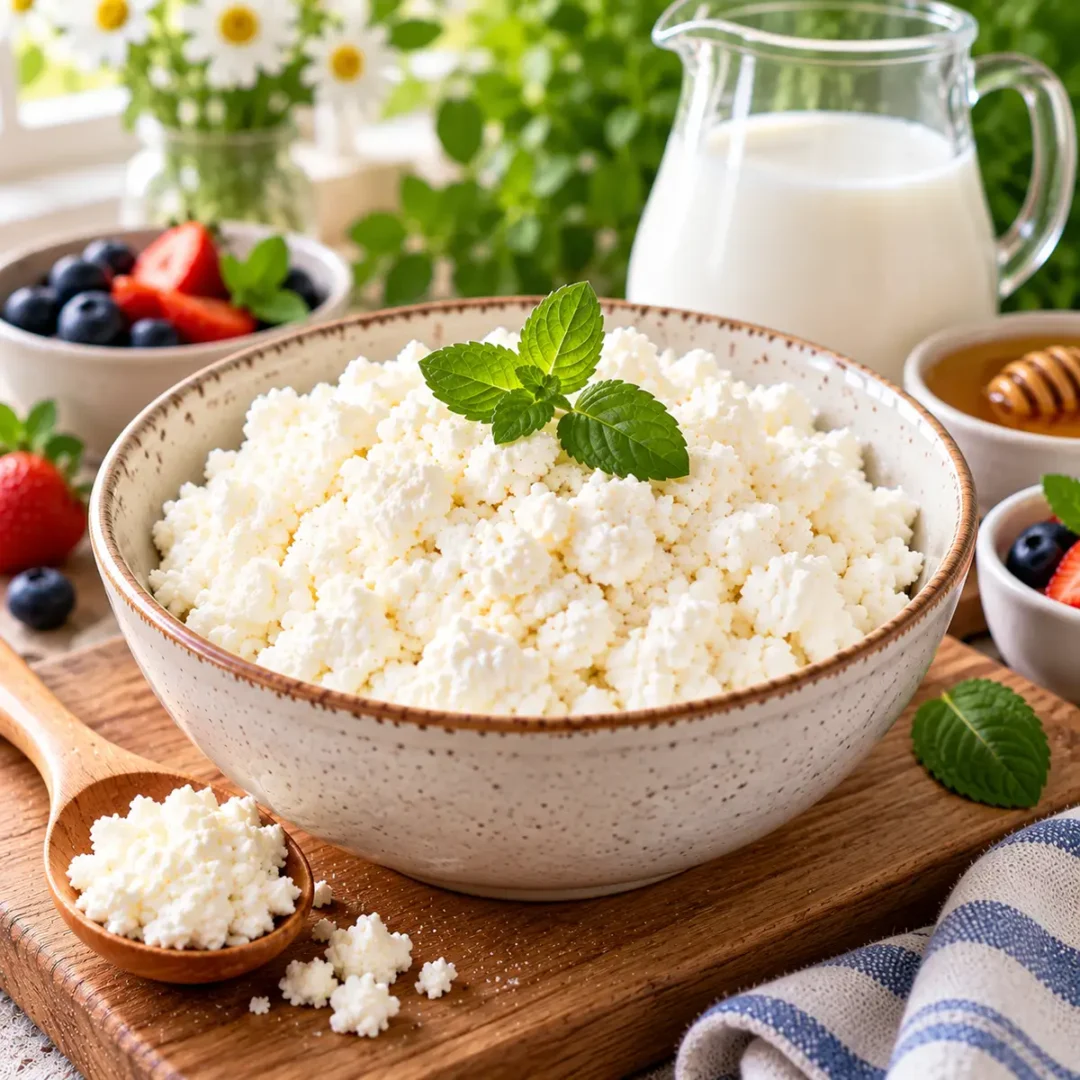 rustic-cottage-cheese-breakfast-feast-1080x1080 Как сделать творог в домашних условиях